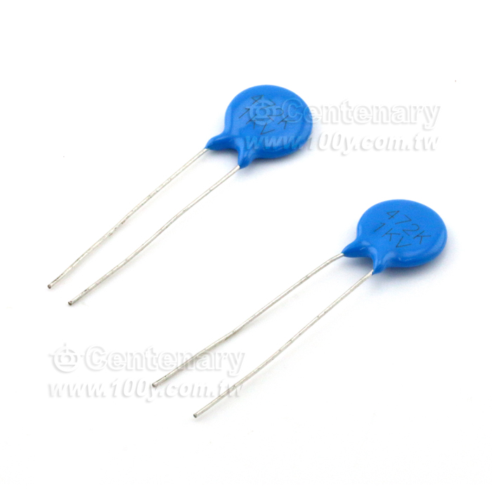 高壓陶瓷電容  0.0047uF(4700pF)(4.7nF) 1KV±10% - 6392 產品圖片