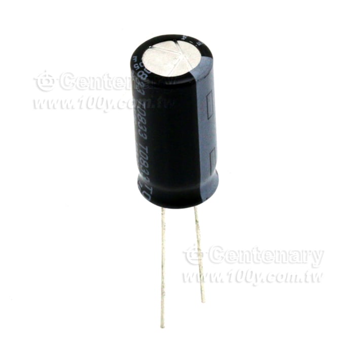 Rubycon_100uF/35V Miniature Aluminum Electrolytic Capacitor - 102460 Product Image