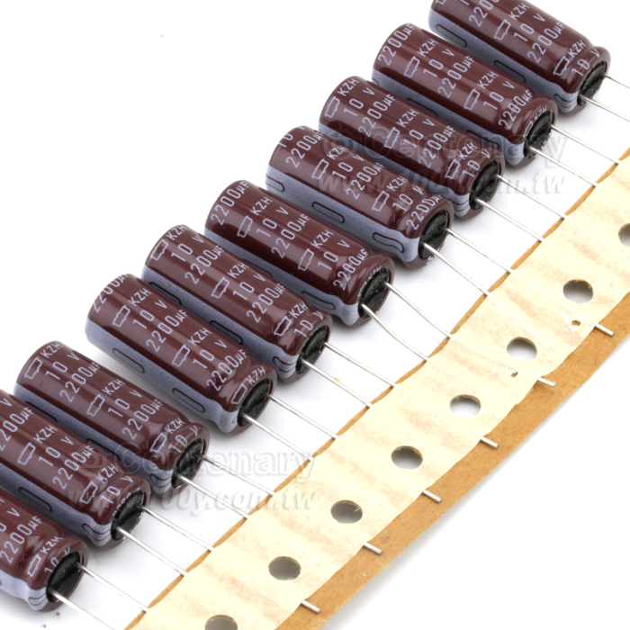 2200uF/25V Aluminum Electrolytic Capacitor - 137488 Product Image
