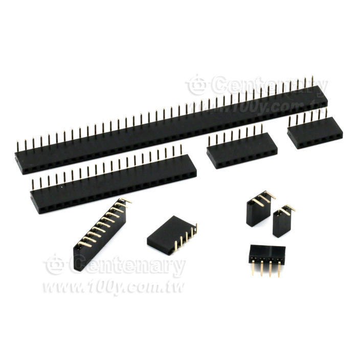 2.54mm Female Header Receptacles-Single Row - 143220 Product Image