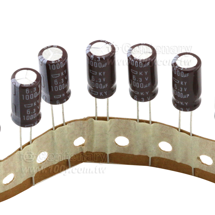 1000uF/6.3V Low Impedance/ESR Electrolytic Capacitor(RoHS) - 40477 Product Image