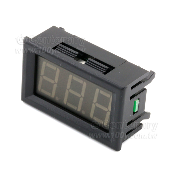 Black shell digital voltmeter two straight line measuring dc voltage DC5-120V - 143277 Product Image
