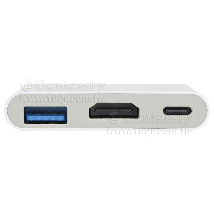 Type-c轉HDMI+PD+USB3.0智慧拓展塢 一拖三 支持4K - 143421 產品圖片