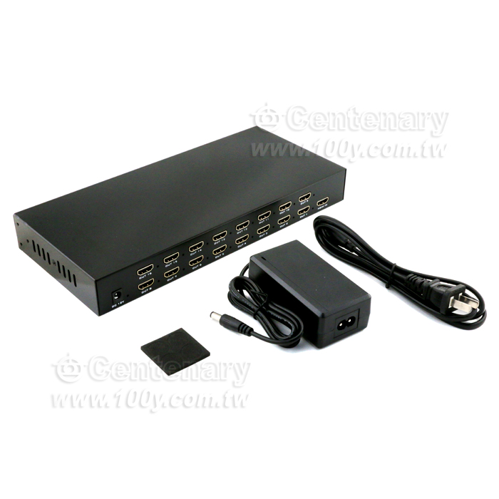邁拓  1進16出HDMI高清分配器 一分十六電視分屏器4K - 143324 產品圖片