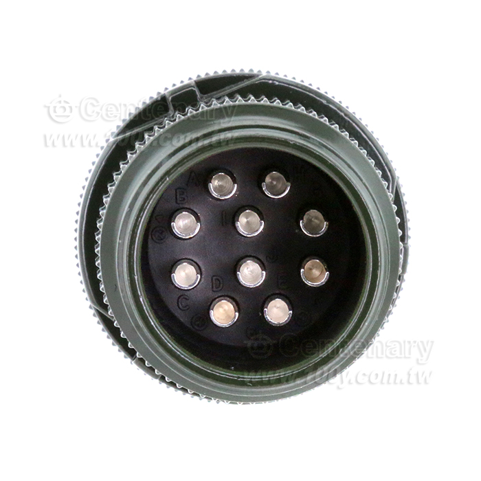 10P公端直管接頭13A~20A 200Vac - 33939 產品圖片