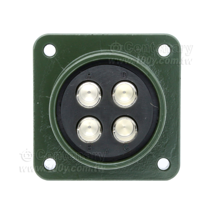 4P公端械外插座60A 500Vac - 31940 產品圖片