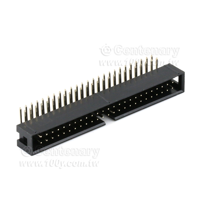 2.54mm 90° Center Low Prolfile Header For IDC Socket - 3976 Product Image
