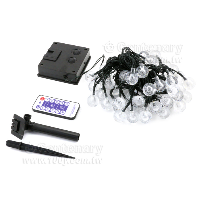 Solar-controlled bubble ball lamp string - 143952 Product Image