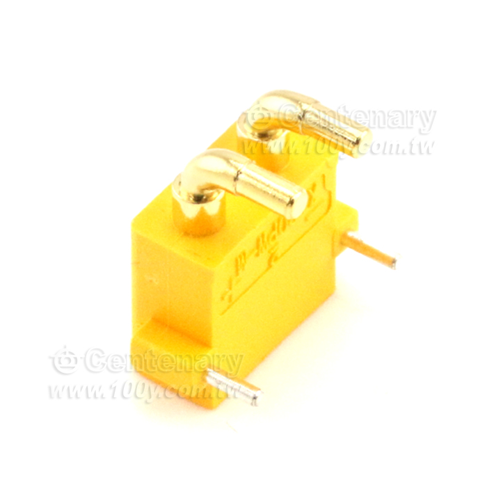 AMASS  PCB板專用2芯臥式連接器 低溫升阻燃插頭 公頭 - 143668 產品圖片