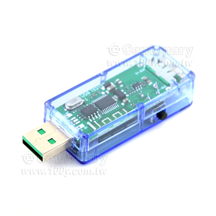 USB3.0電流電壓檢測儀-透明藍13合一彩屏 帶藍牙 - 143938 產品圖片