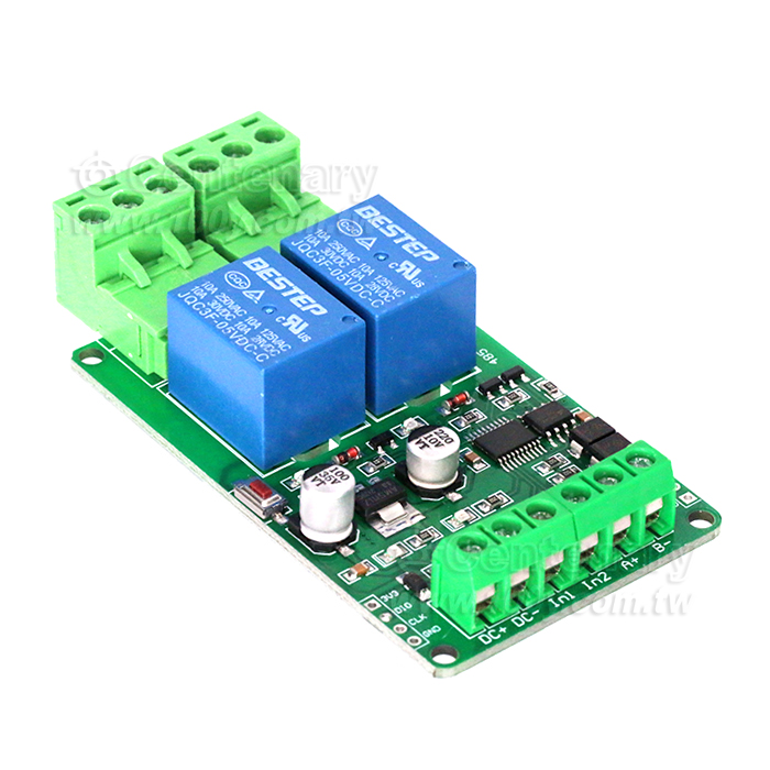Modbus-Rtu485繼電器模塊 2路 - 144044 產品圖片