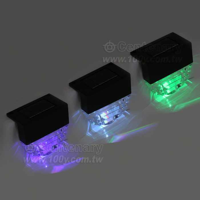 LED太陽能臺階燈 暖+彩色兩檔可調 - 143947 產品圖片