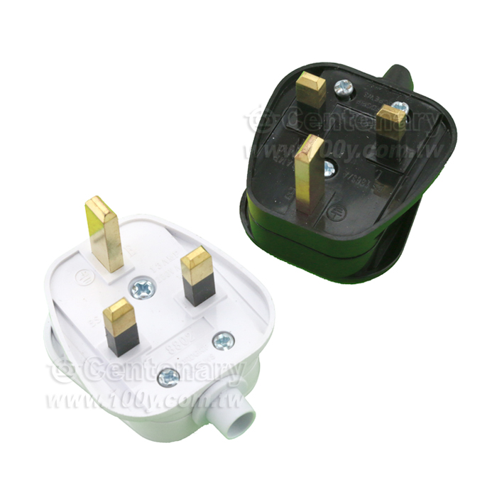British AC Power Plug-Black-3P - 144001 Product Image