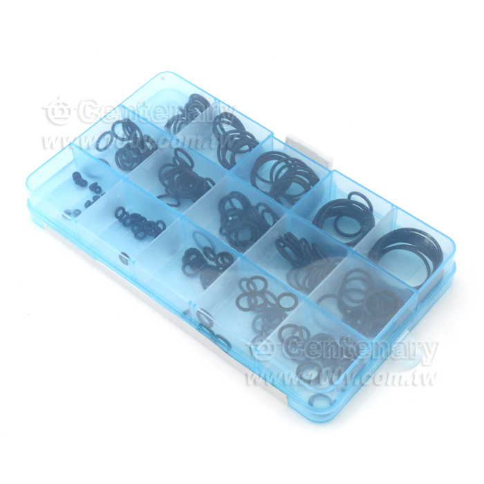 丁晴O型圈修理盒 外經 4-30mm 線徑1.5mm 250pcs/盒 - 143939 產品圖片