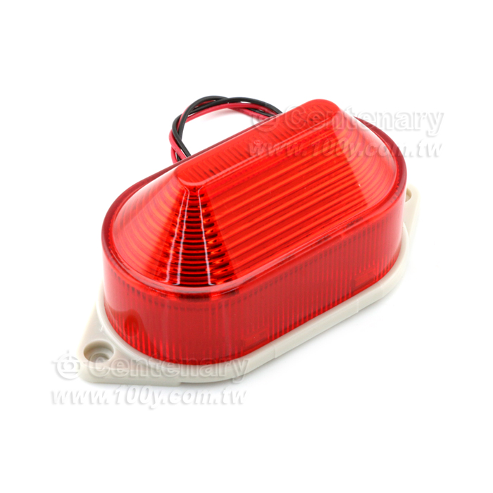 頻閃警示燈 12V 紅色 - 144132 產品圖片