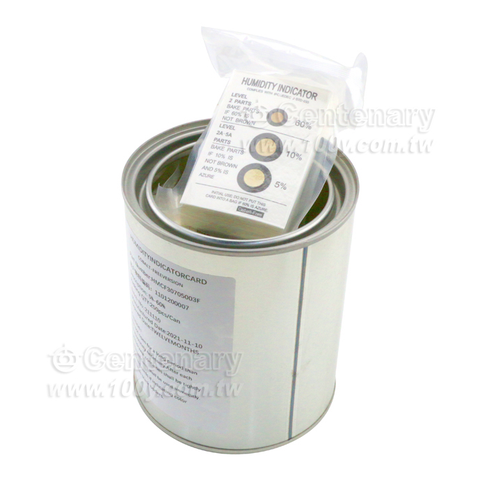 5%-10%-60% 3點藍色濕度卡 棕變藍 250片/罐 ROHS - 144089 產品圖片