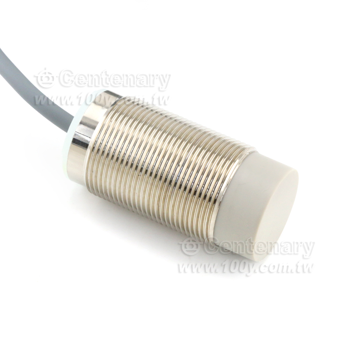 圓柱M30螺紋電感式金屬接近開關感測器12-24V - 144413 產品圖片