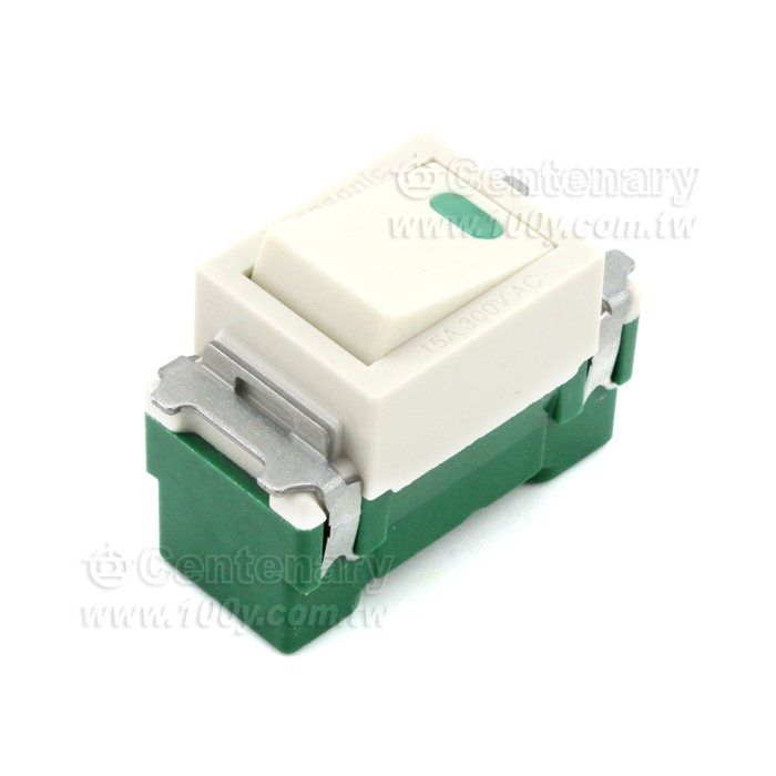 電源夜光雙切開關 15A 300V AC - 144504 產品圖片