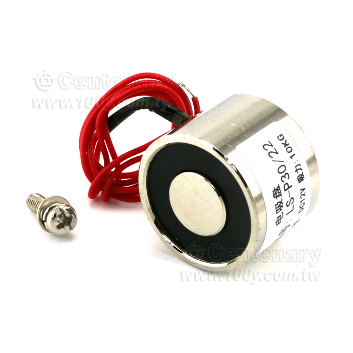 吸盤式電磁鐵 12V,吸力10kg - 92929 產品圖片