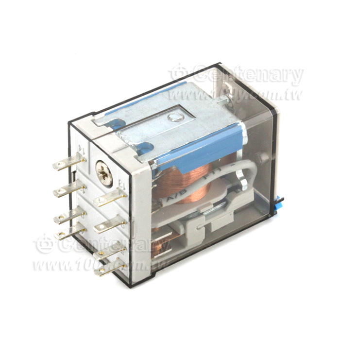 PCB繼電器 DPDT, 24VDC/10A, Socket - 39189 產品圖片