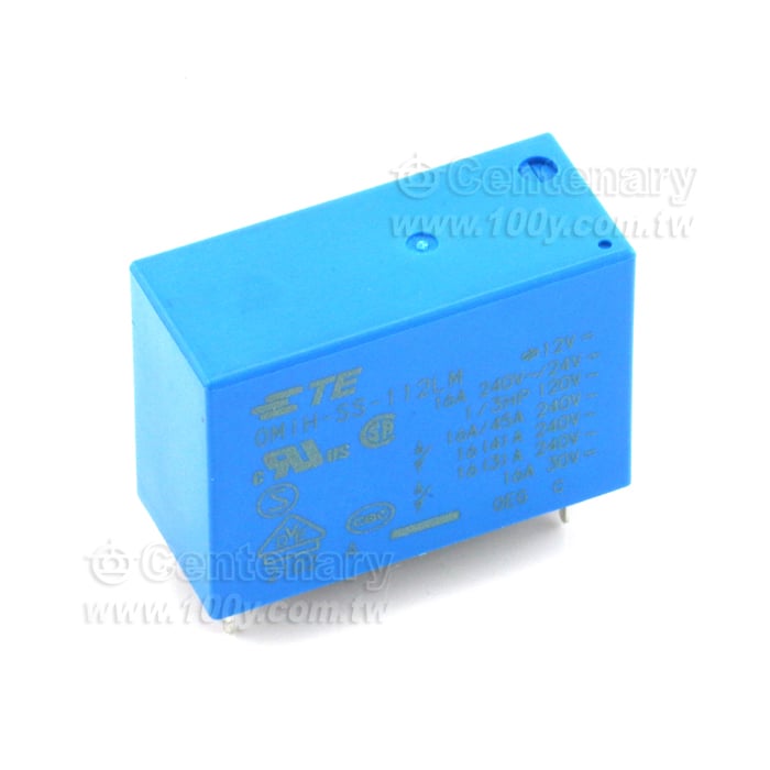 通用繼電器 12V 16A SPST - 55090 產品圖片