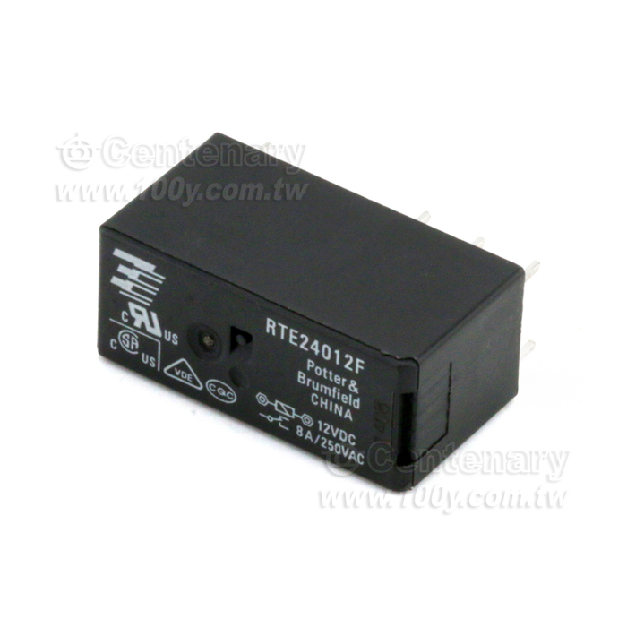 TE_PCB Relay DPDT 12V 【ROHS】 - 72096 產品圖片
