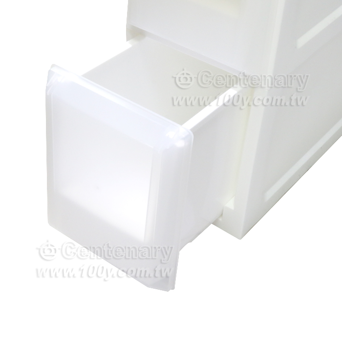 Three-to-Eight Slot Cabinet/ Transparent Panel + Snow-White Body - 97296 Product Image