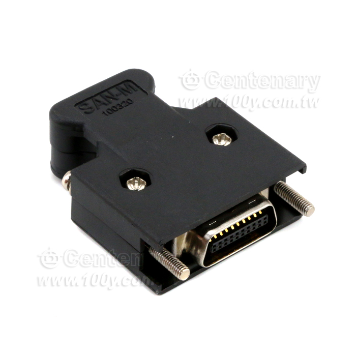 SAN-M MDR Solder Plug 20P & Shell-Screw Release - 97807 Product Image