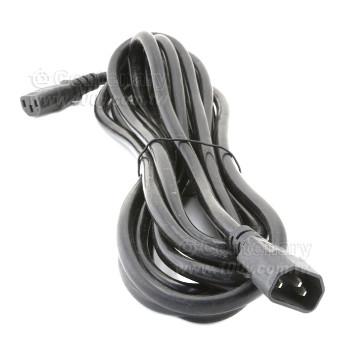 PDU server UPS power cord C13 to C14 male and female pair plug pure copper three core product tail power extension cord - 144731 Product Image