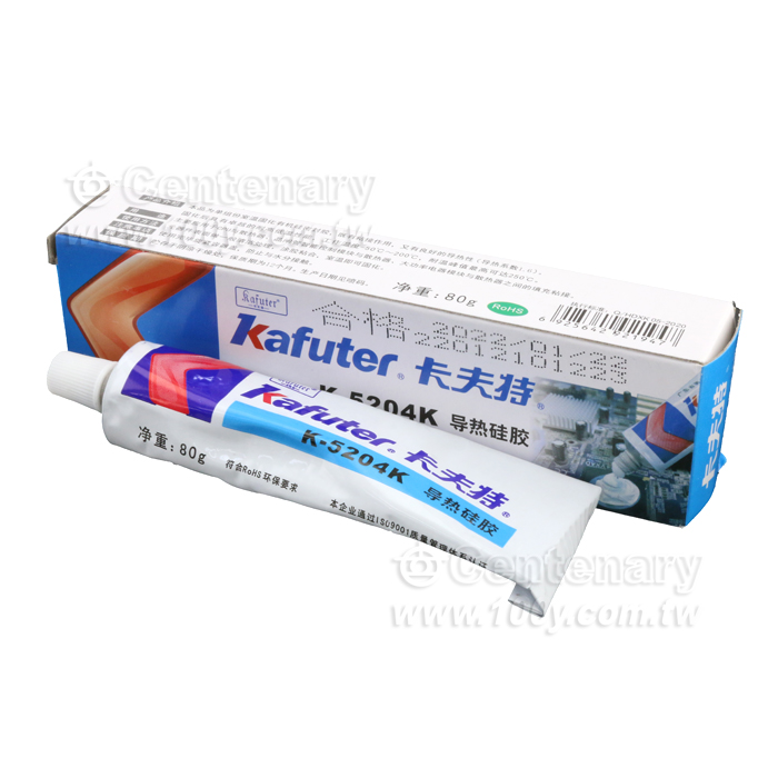 卡夫特導熱硅膠 白色 1.6系數 80g   - 144845 產品圖片
