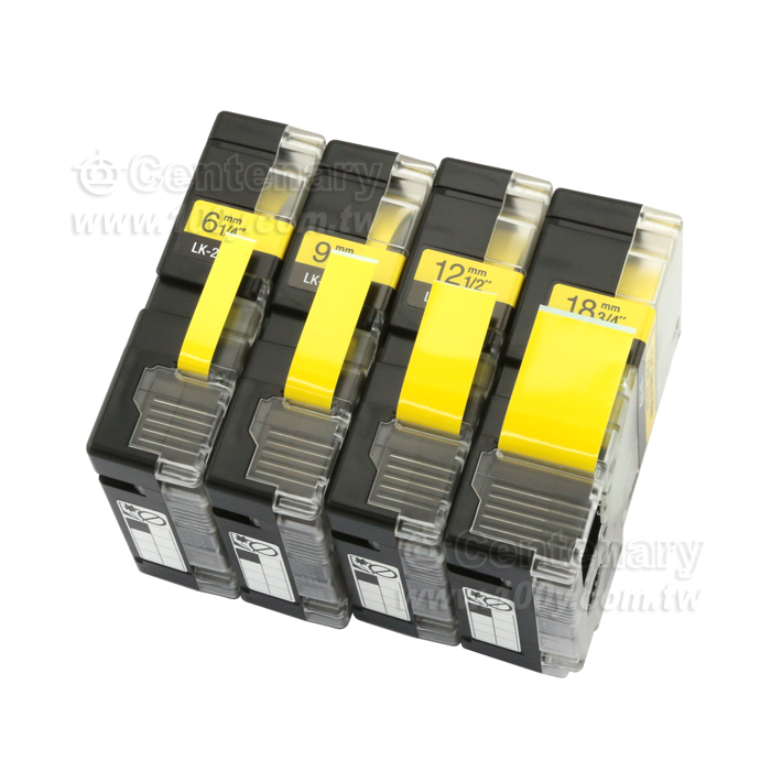 標籤帶 紅底黑字 12mm - 94136 產品圖片