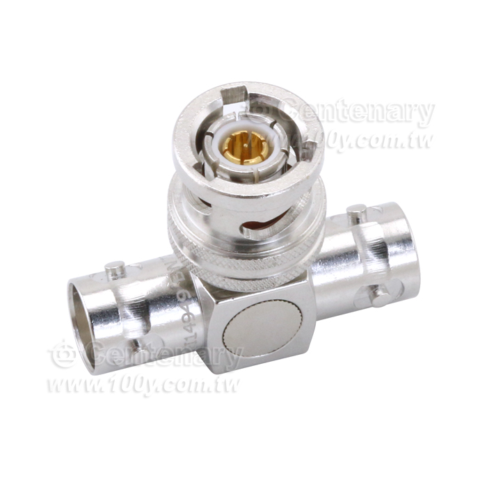 Trompeter Twinaxial/ Triaxial Bulkhead Jack TRB Jack to Jack 3-Lug Female to Female Non-insulated Feedthru Hermetically Sealed - 145182 Product Image