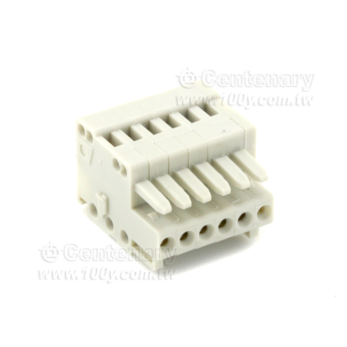 6P 母接頭 P:2.5mm  0.5mm2/150V/4A - 103196 產品圖片