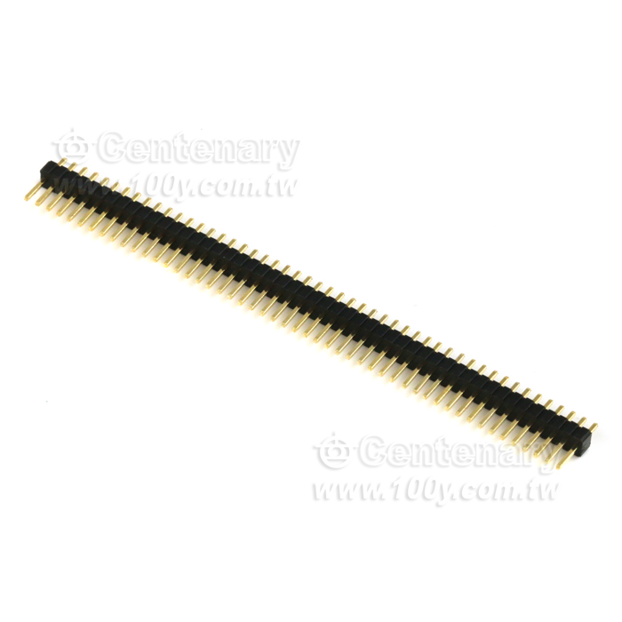 P:1.27mm 1*50單排排針180° - 110154 產品圖片