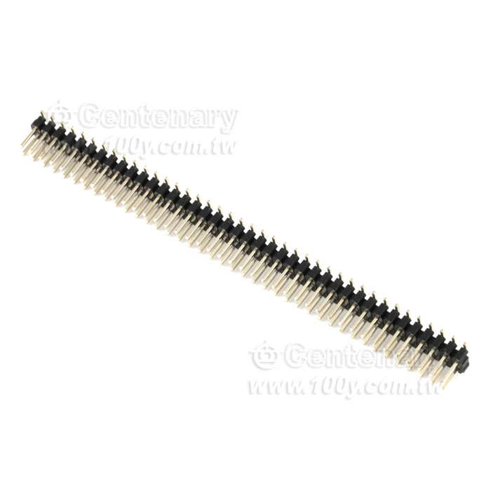 2.0mm Male Headers(Gold)-Double Row - 104623 Product Image