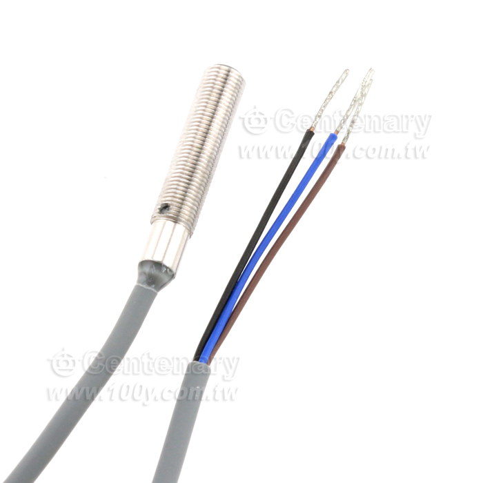  M5微型電感式磁性金屬感應器感測器-PNP NC屏蔽型(平頭) 1mm   - 144290 產品圖片