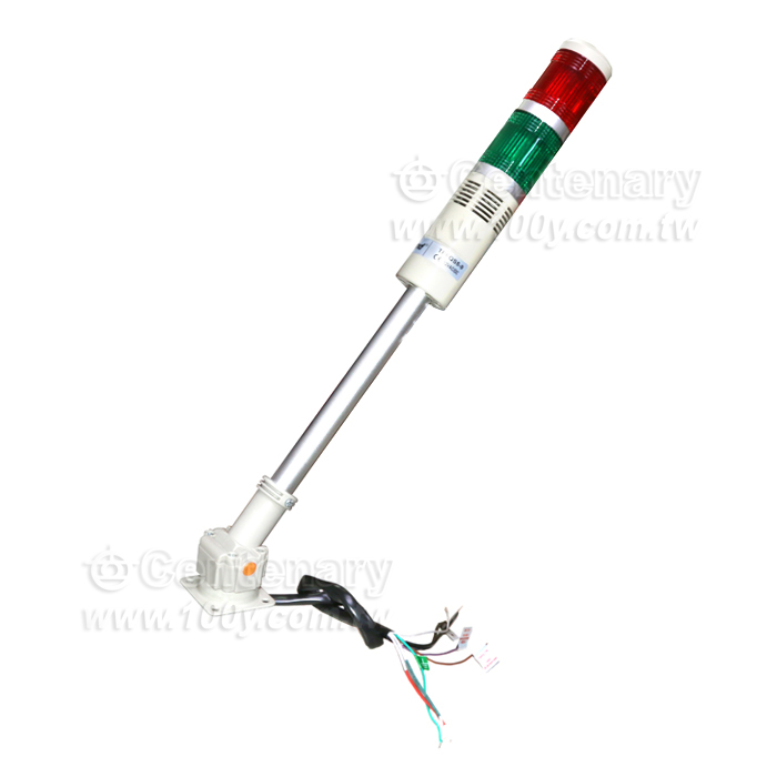 φ50 可折式二層閃光蜂鳴警示燈 紅綠 LED12V - 97975 產品圖片