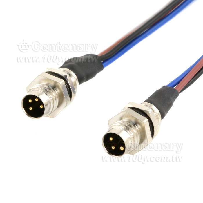 Solder 4P Male Socket_M8 Sensor Waterproof Connector - 145751 Product Image