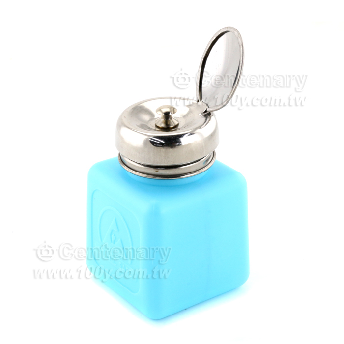 4oz防靜電酒精瓶_藍色304(護眼防倒流雙層防噴型) - 98169 產品圖片