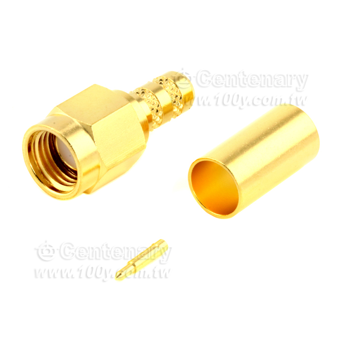 SMA Plug Crimp For RG142,RG400; 11GHz VSWR 1.25 - 146963 Product Image