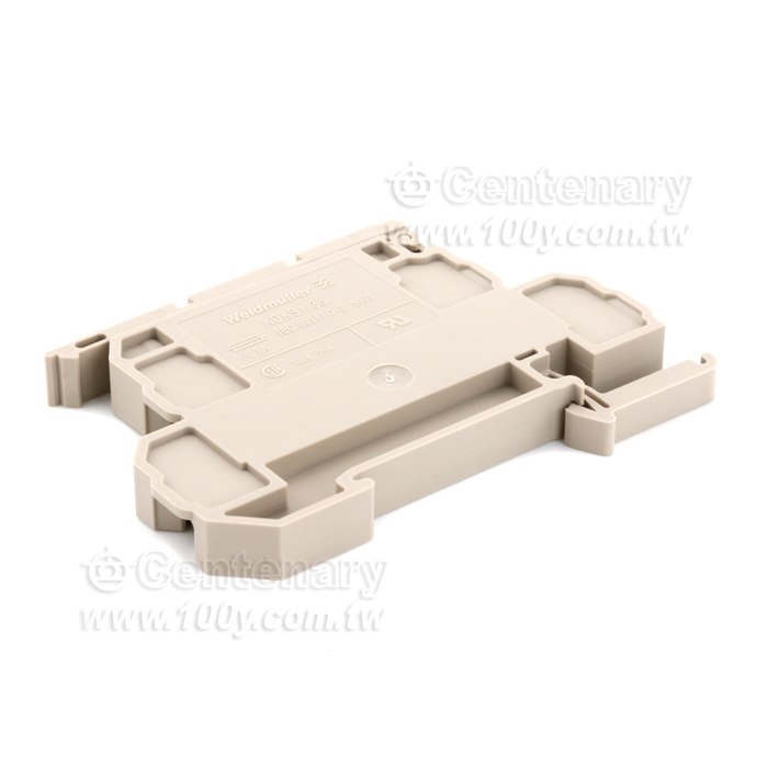 SAK series, fuse type terminal, rated cross section: 4 mm2, Screw connection, Wemid, dark brown, direct mounting - 146531 Product Image