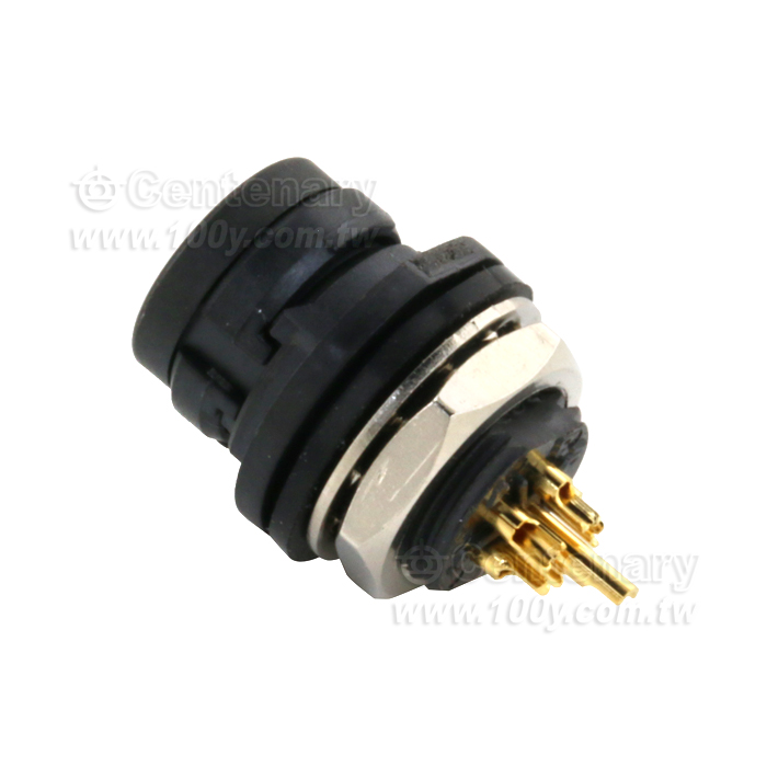 CONN Receptacle Female 6P Gold SLDR CUP - 92347 產品圖片