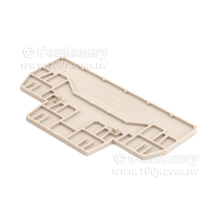 End plate, rail type - 146659 Product Image