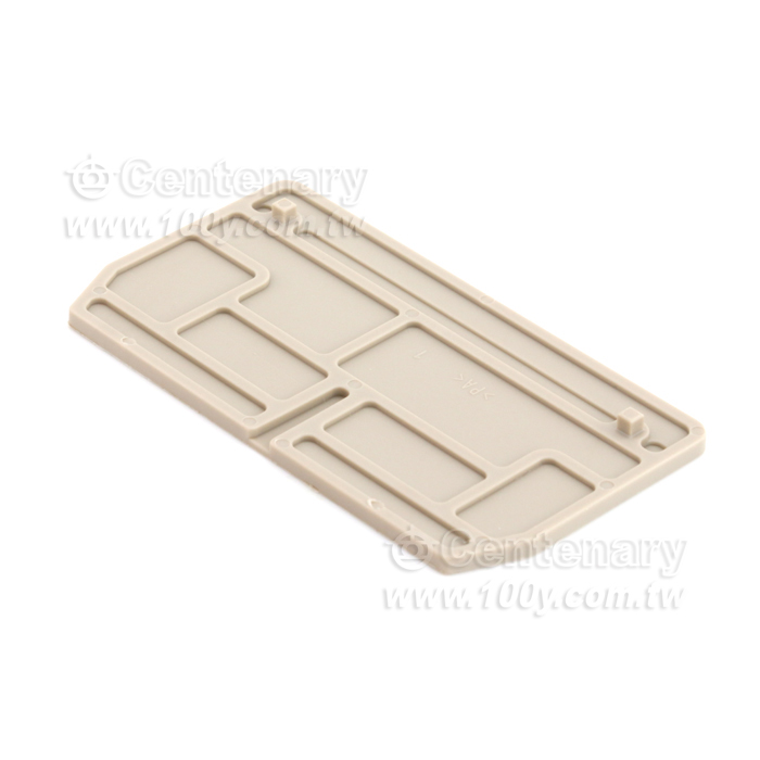 End plate, rail type - 146662 Product Image