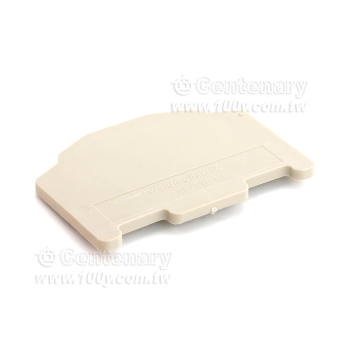 End plate, rail type - 146663 Product Image