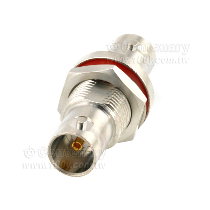 BNC Jack To BNC Jack Bulkhead IP67 Mated, 3GHz VSWR 1.2 - 147205 Product Image