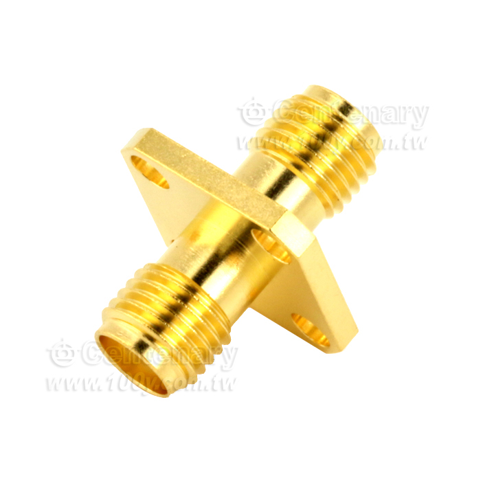 SMA Jack To SMA Jack 4-Hole Flange 18GHz VSWR 1.2 - 147017 Product Image
