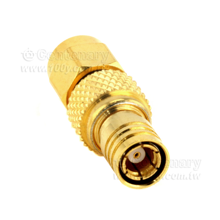 SMA Plug To SMB Plug Brass Gold 4GHz - 147020 產品圖片