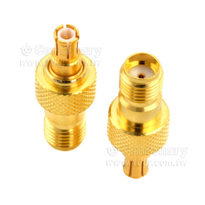 SMA Jack To MCX Plug Brass Gold 6GHz - 147031 產品圖片