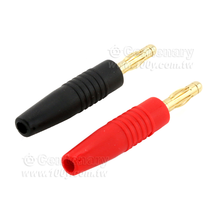 4.0mm red rubber sheathed banana plug - 147751 Product Image